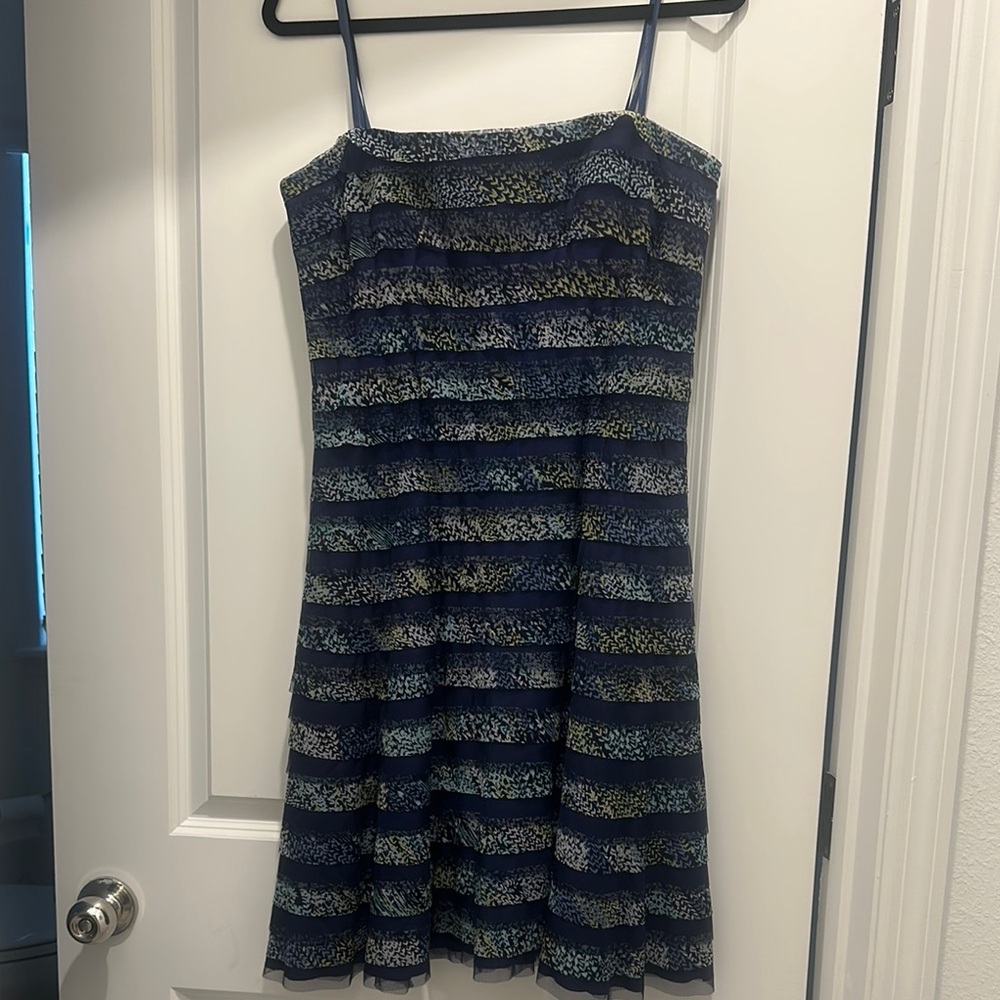 BCBG Maxaria Blue/Green Dress